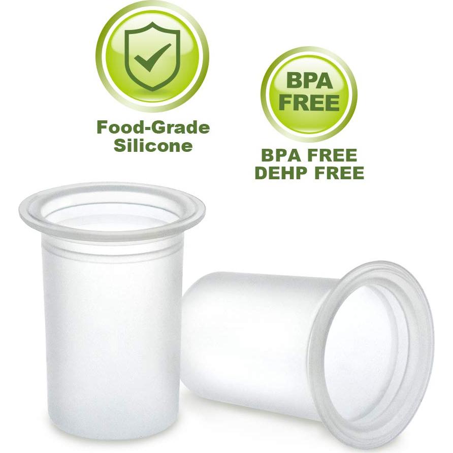 Diafragmas de Silicona Maymom para Extractor Ameda - 4 Unidades