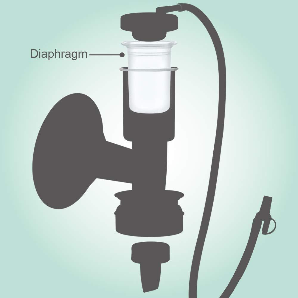 Diafragmas de Silicona Maymom para Extractor Ameda - 4 Unidades