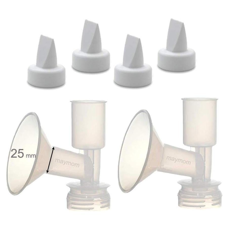 Kit Flange Reemplazo Maymom 25 mm para Extractor Ameda