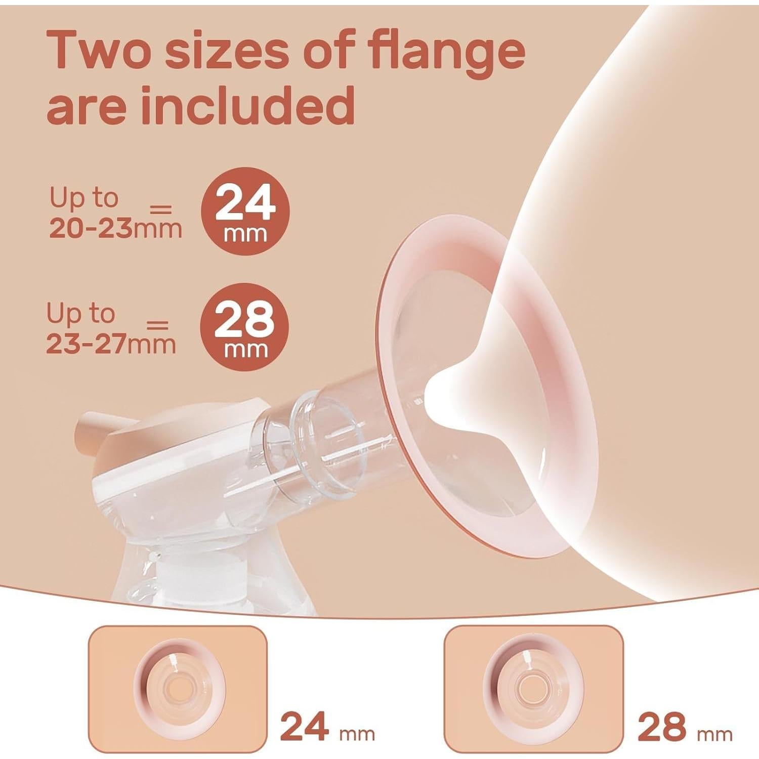 Bomba de Pecho Eléctrica Doble NCVI 8100 4 Modos 9 Niveles