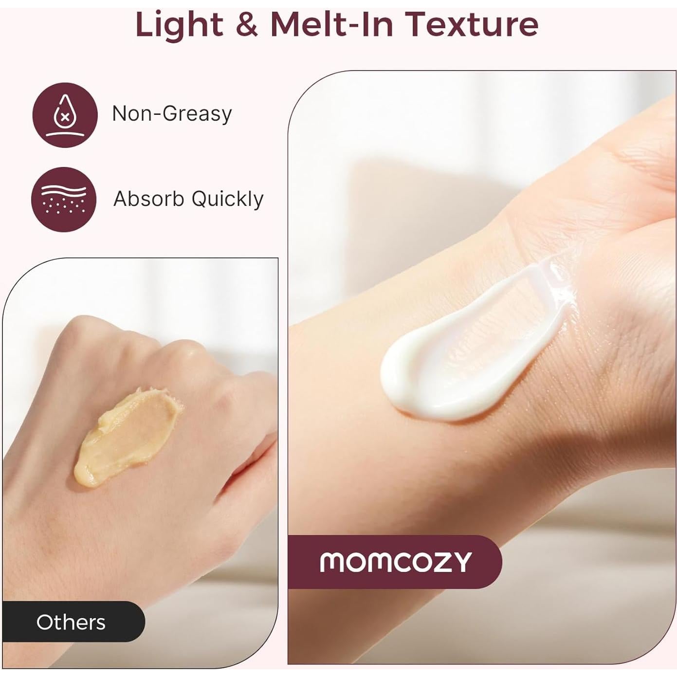 Crema para pezones Momcozy ComfortNip 50g - Alivio instantáneo