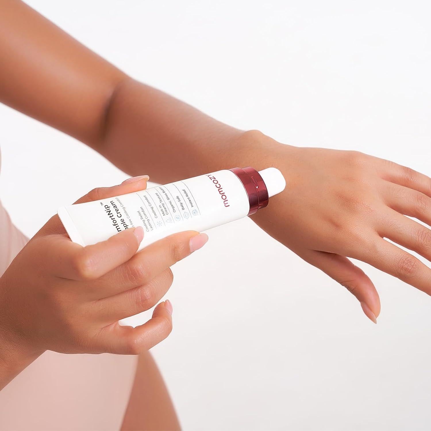 Crema para pezones Momcozy ComfortNip 50g - Alivio instantáneo