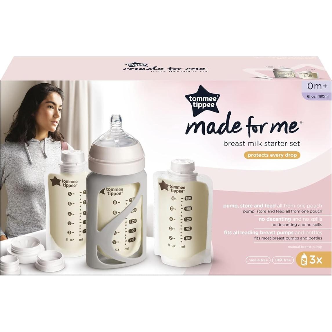 Conjunto de Inicio Leche Materna Tommee Tippee 3 Pouch