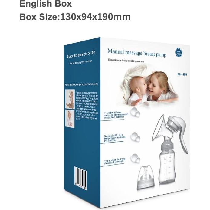 Extractor de Leche Manual QISLOA 01 Portátil Silicona Higiénico