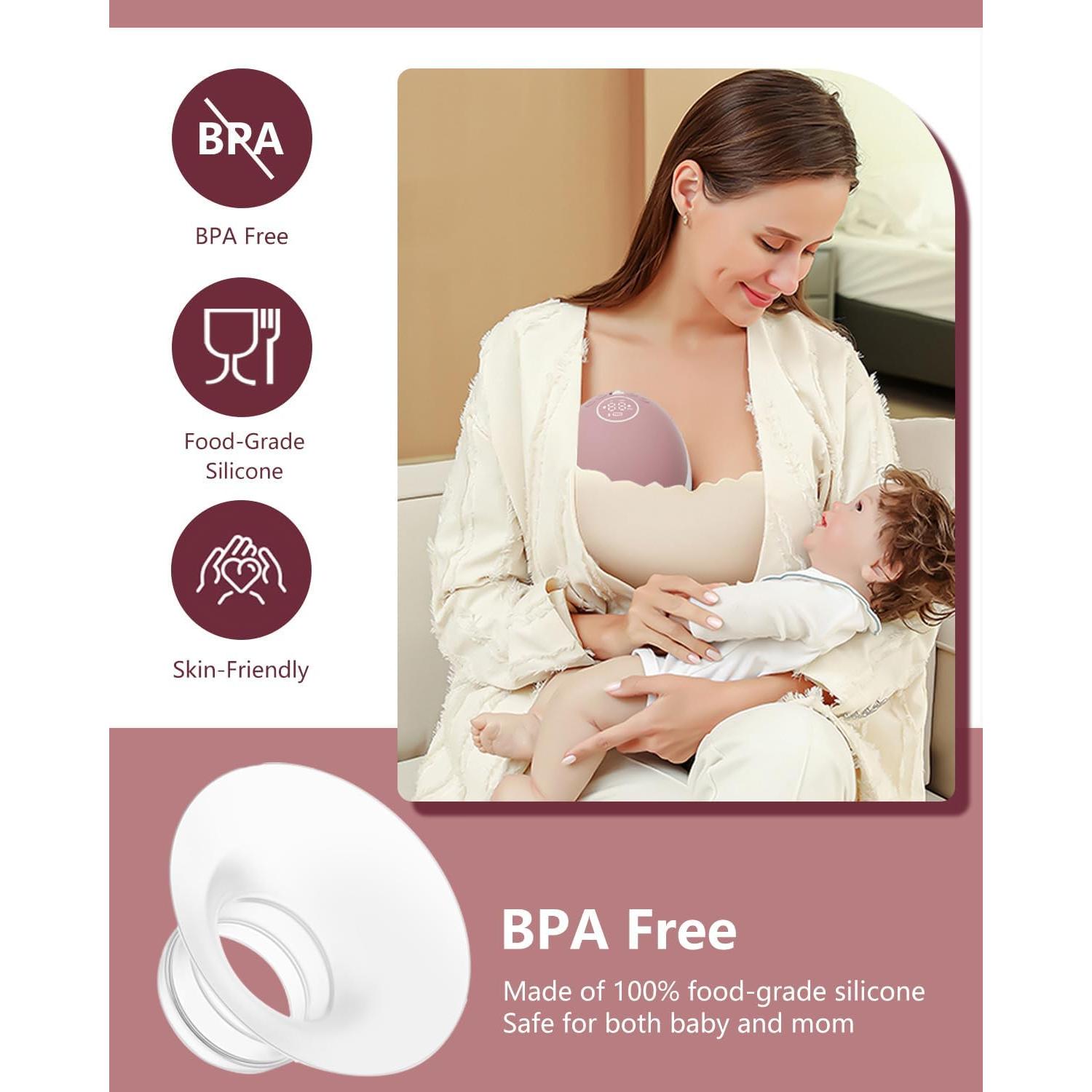 10 Piezas Inserto de Brida Silicona 13-21mm para Extractores