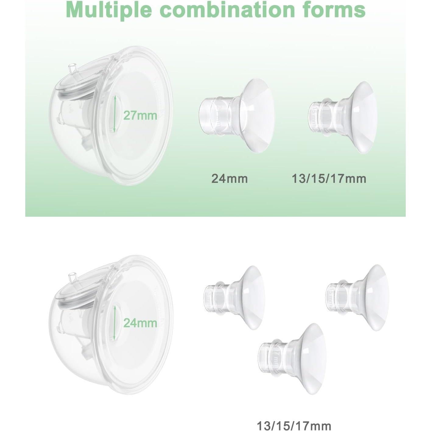 Insertos de Brida 13/15/17mm 6PCS Momcozy y Compatibles