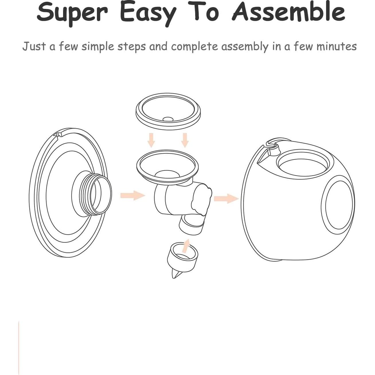 Repuestos Extractor Leche Materna Gowing Flange 27mm 2pcs