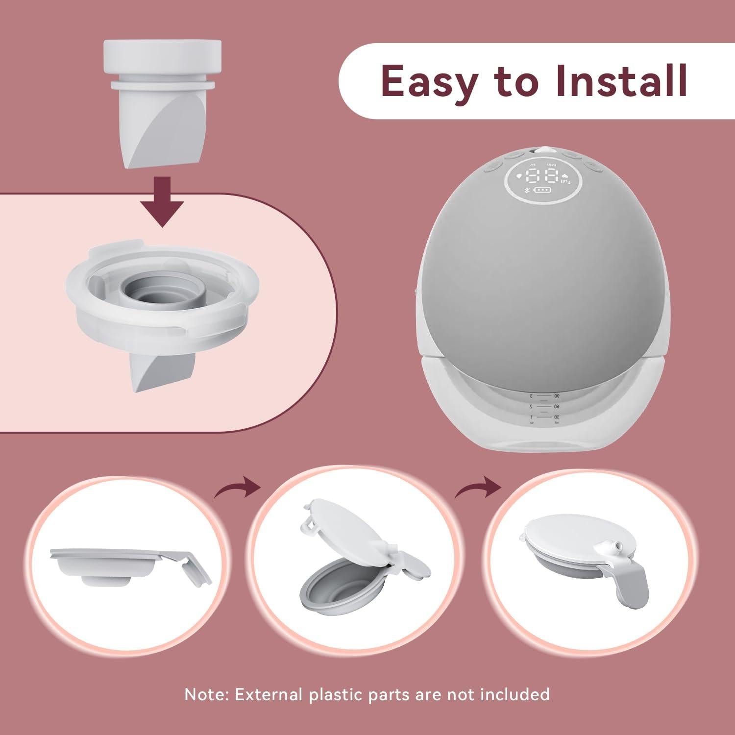 Diafragma de Silicona Momcozy M9 - Paquete de 6 Piezas Libre de BPA