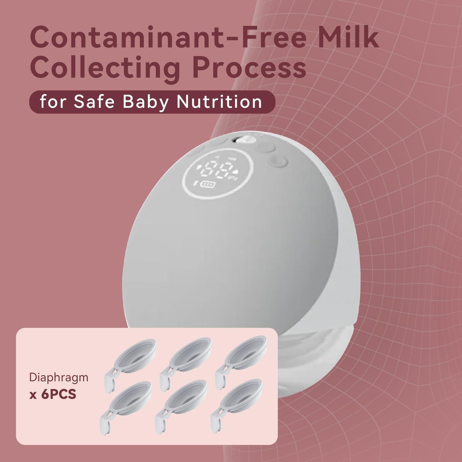 Diafragma de Silicona Momcozy M9 - Paquete de 6 Piezas Libre de BPA