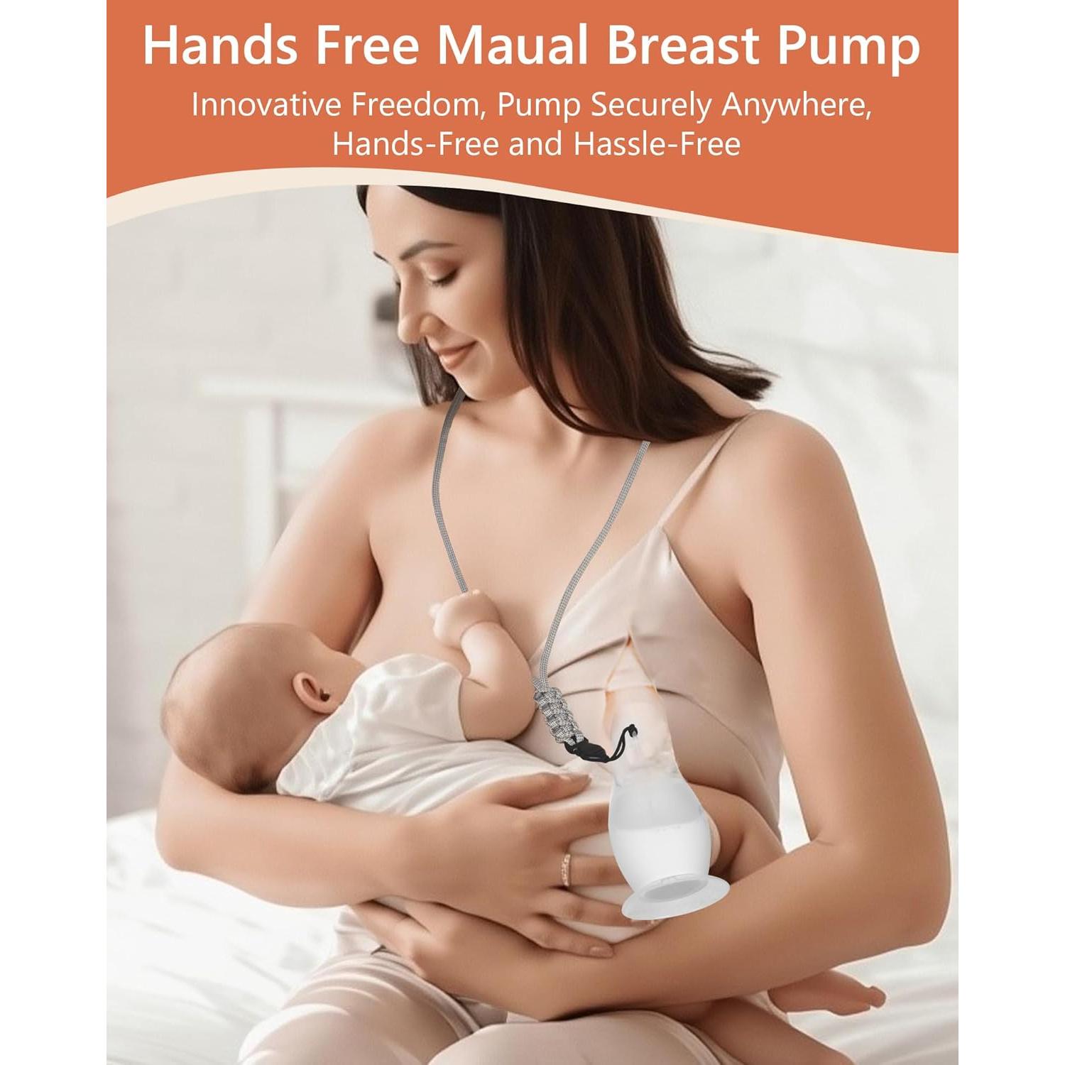 Extractor de Leche Manual HORIGEN 100ml Libre de BPA y Silicona