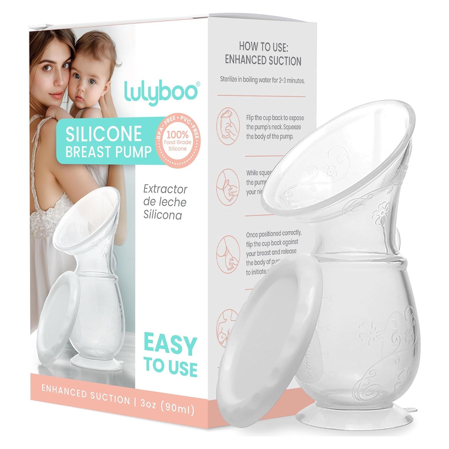 Bomba de Pecho Manual Lulyboo Silicona 0.89 L Portátil