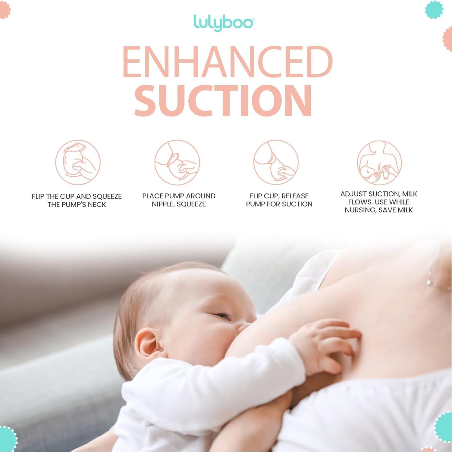 Bomba de Pecho Manual Lulyboo Silicona 0.89 L Portátil