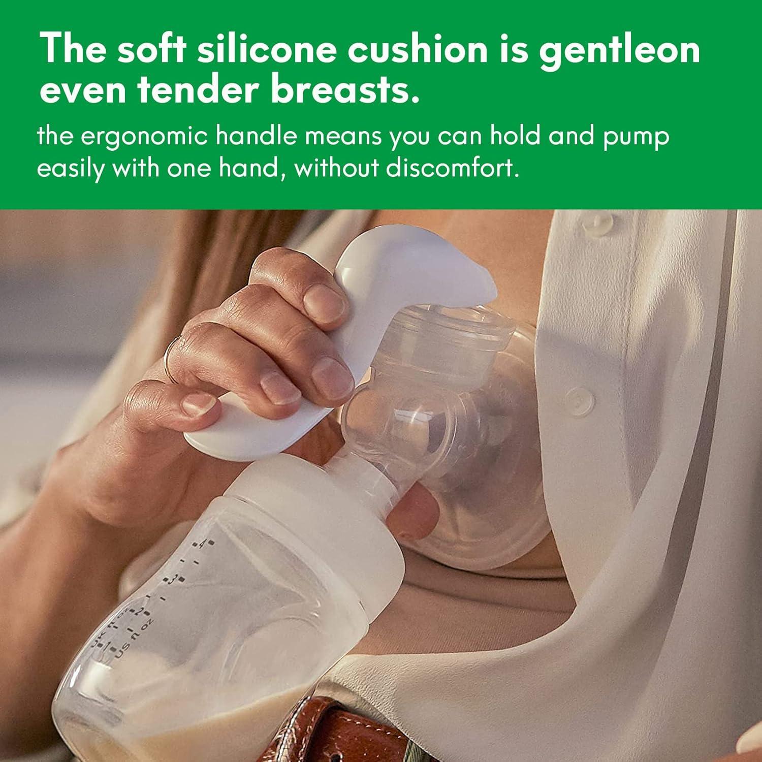 Extractor de Leche Manual Durceler, Silicona, 150 ml, Portátil