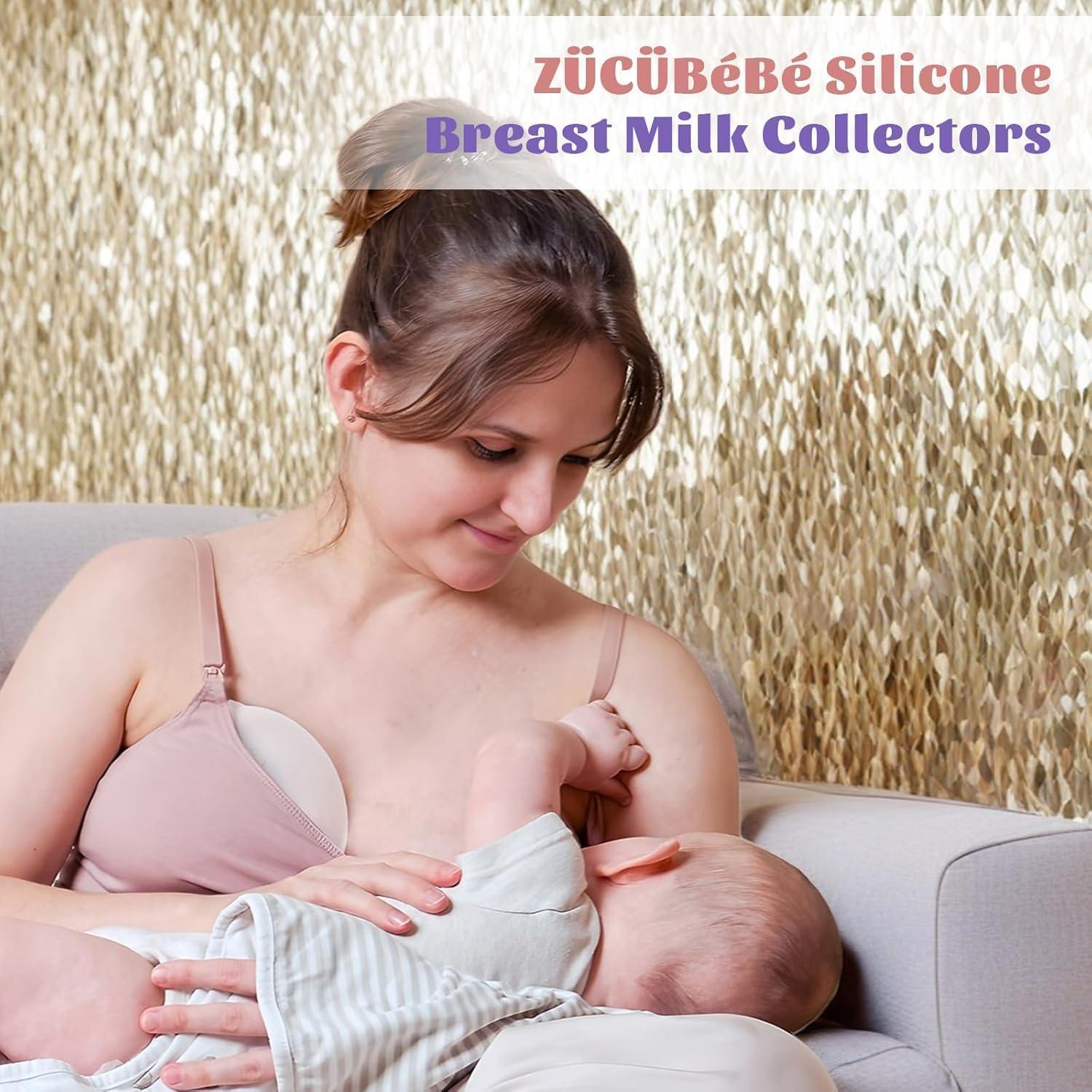 Colector de Leche Materna Silicona ZÜCÜBÉBÉ 100ml 2 Unidades