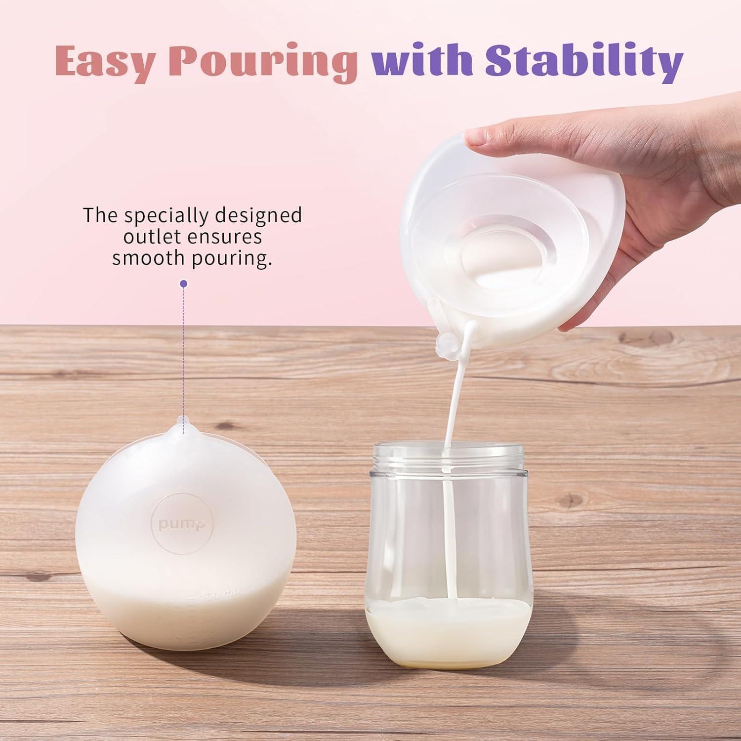 Colector de Leche Materna Silicona ZÜCÜBÉBÉ 100ml 2 Unidades