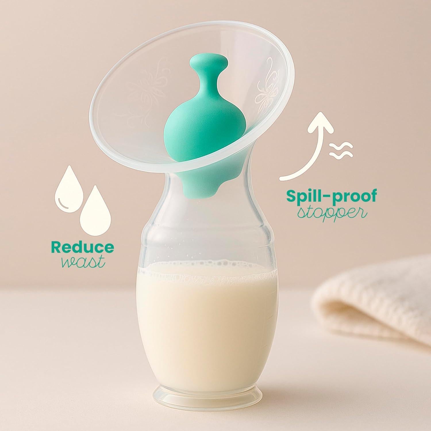Bomba de Pecho Manual Klid Home - Colector de Leche 110ml