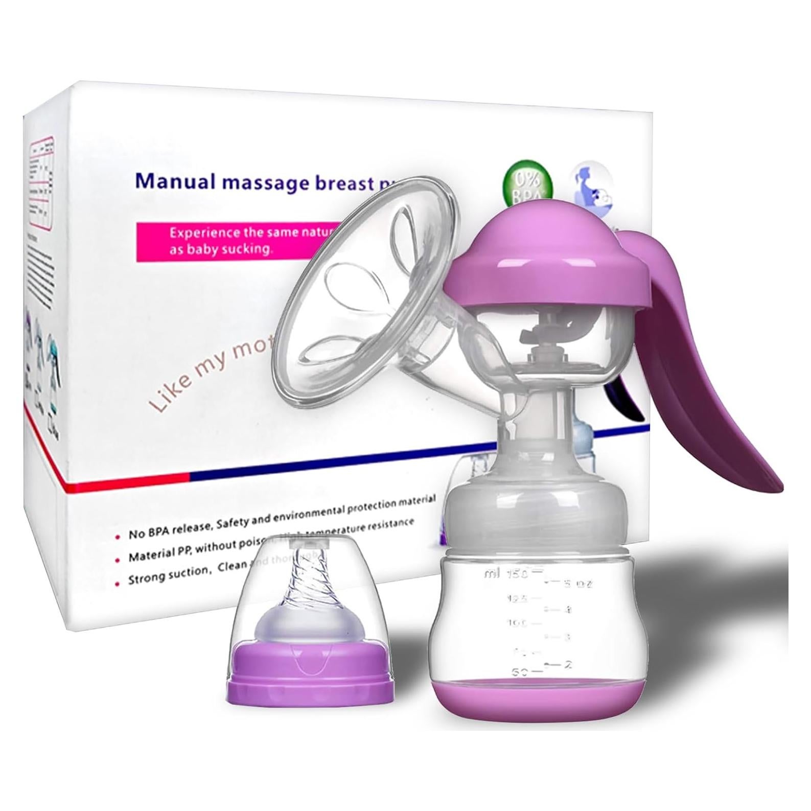 Extractor de Leche Manual JADE KIT - Bomba de Silicona 5 oz