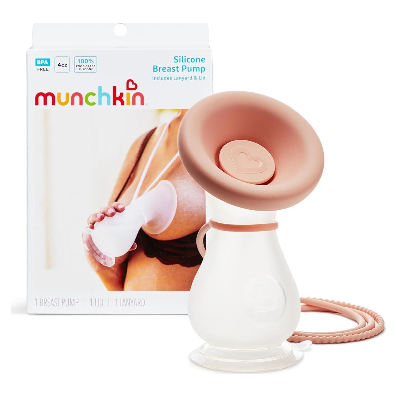 Bomba de Pecho Manual Munchkin Silicona 118ml Libre BPA
