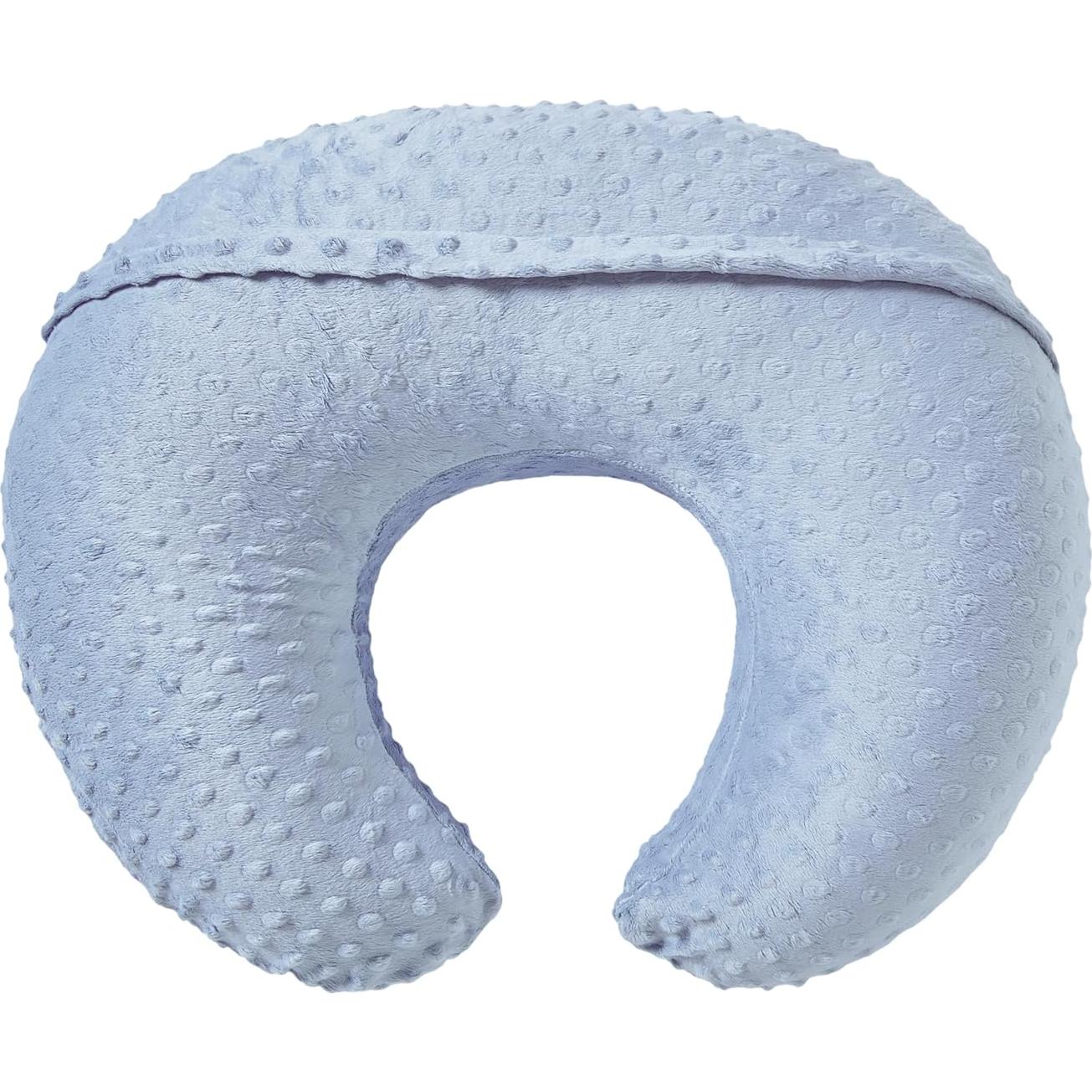 Almohada de Lactancia ESEN Azul Semicircular con Funda Desmontable
