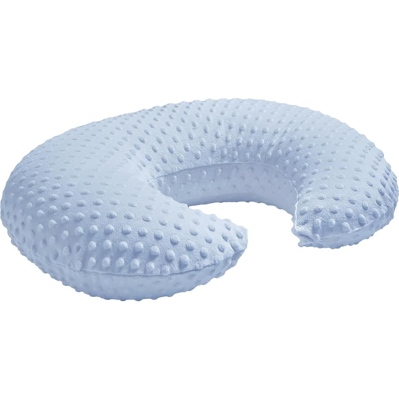 Almohada de Lactancia ESEN Azul Semicircular con Funda Desmontable