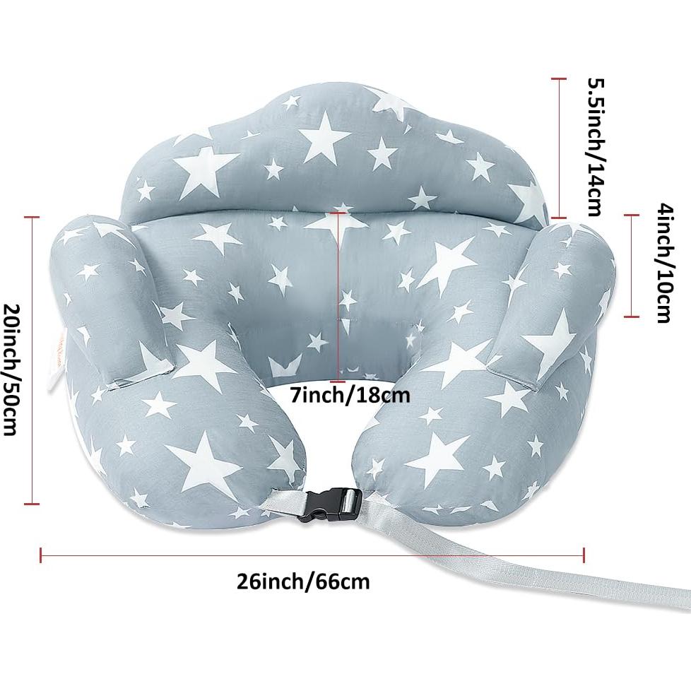 Almohada de Lactancia Chilling Home Ajustable 66x51 cm