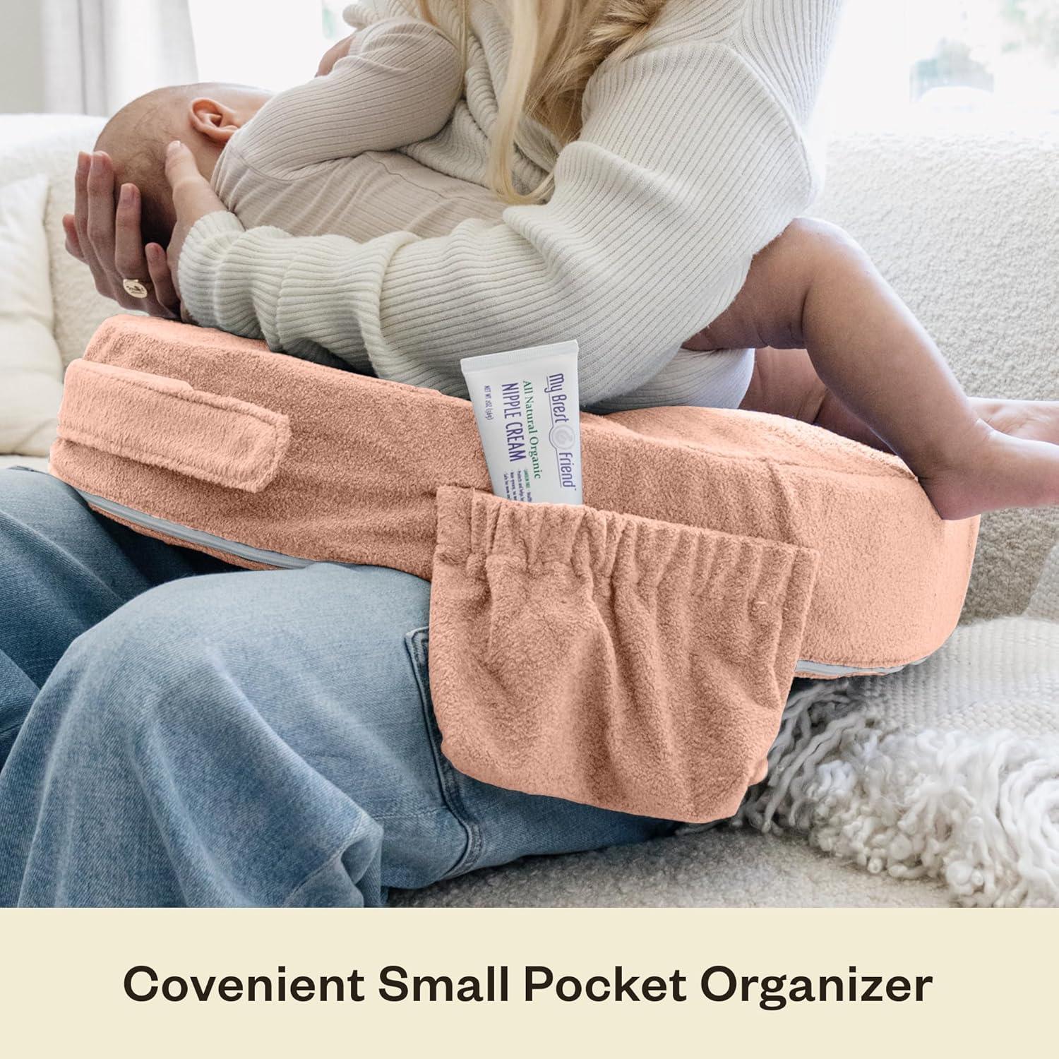 Almohada de Lactancia Deluxe My Brest Friend Rosa Suave