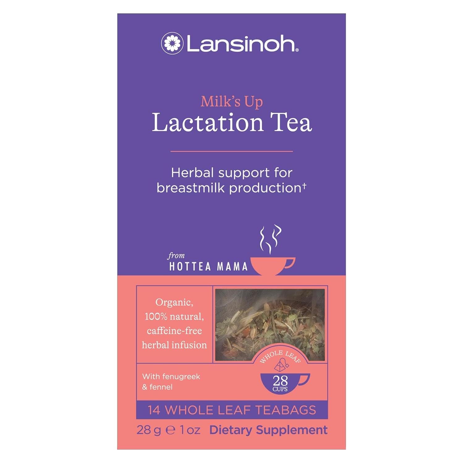 Té de Apoyo para Lactancia Lansinoh + HotTea Mama 14 Bolsitas