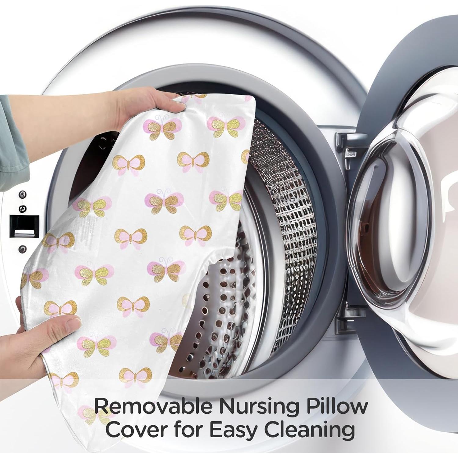 Almohada de Lactancia Pequeña Almohada de Uva Rosa 58x46 cm