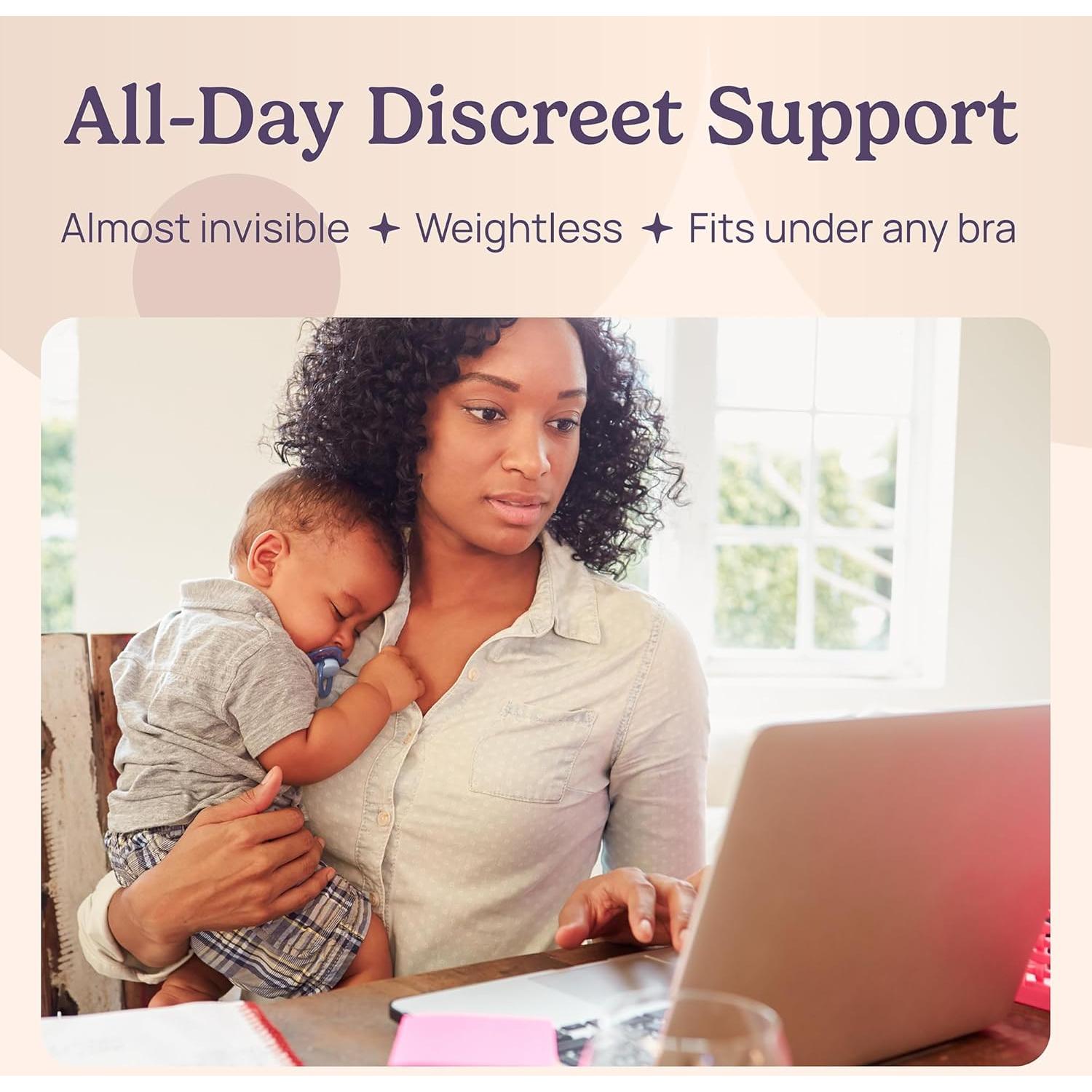 Copas de Lactancia de Plata 999 con Extractor Manos Libres