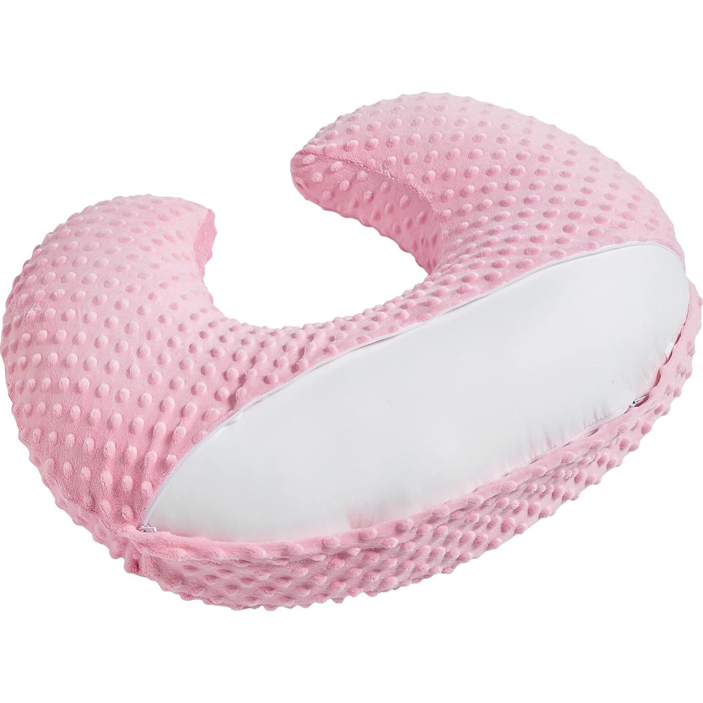 Almohada de Lactancia Blackleaf Baby Rosa Caramelo 55.88x45.08cm