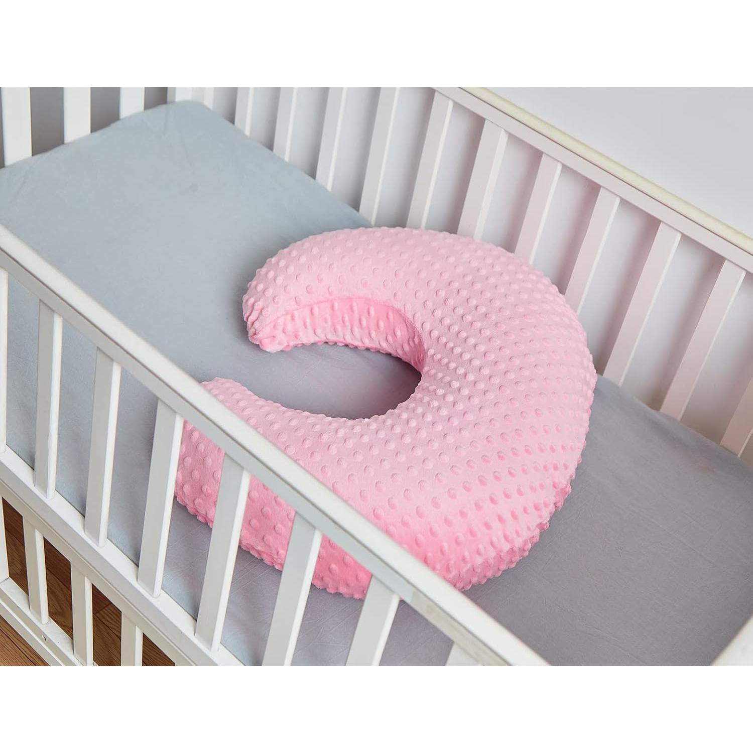 Almohada de Lactancia Blackleaf Baby Rosa Caramelo 55.88x45.08cm