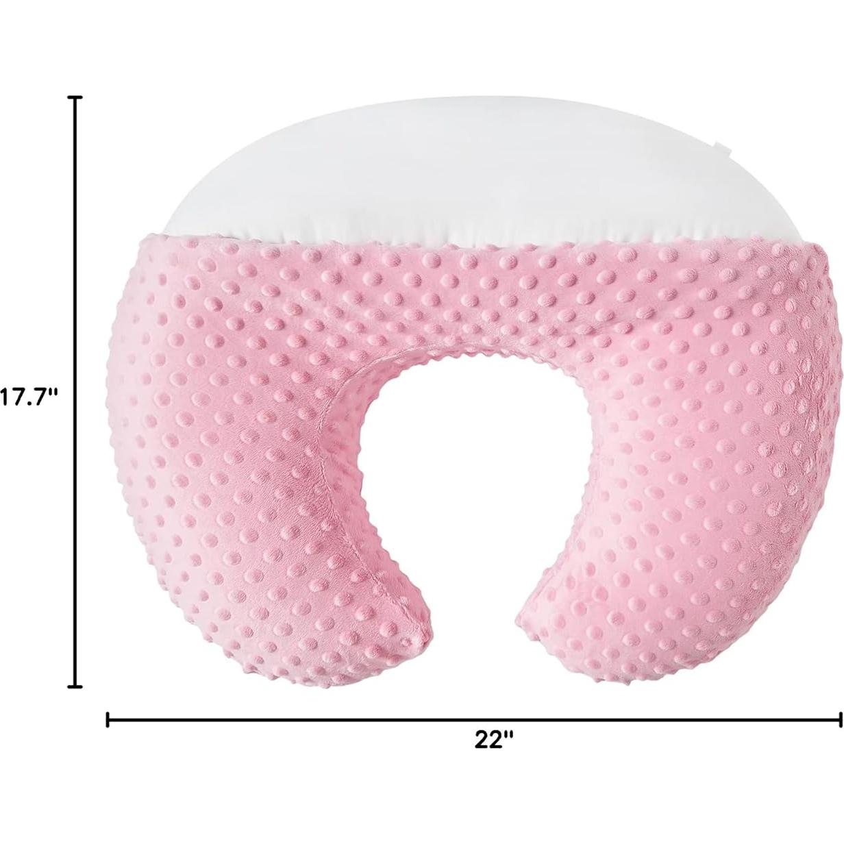 Almohada de Lactancia Blackleaf Baby Rosa Caramelo 55.88x45.08cm