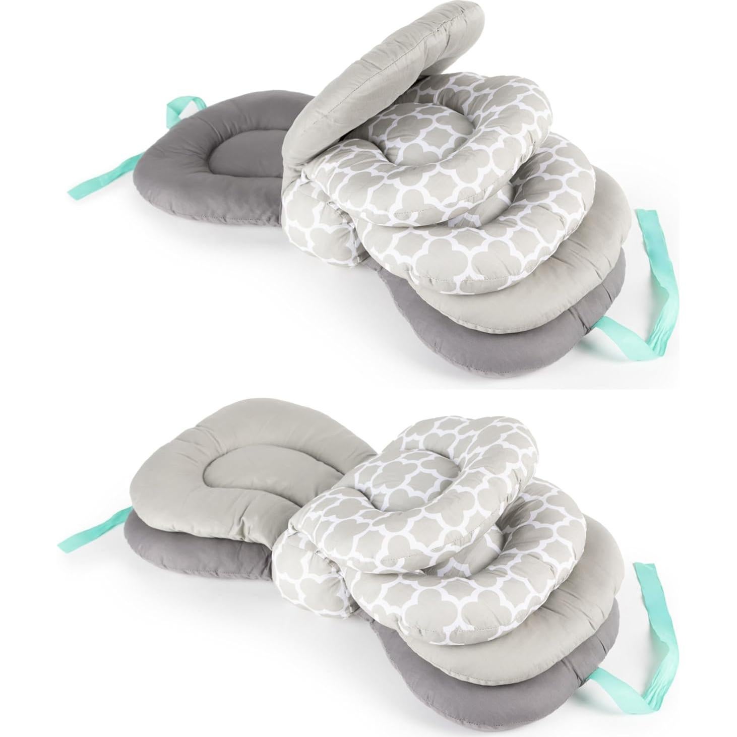 Almohada de Lactancia Bodreamz 100% Algodón Ajustable 67x32cm