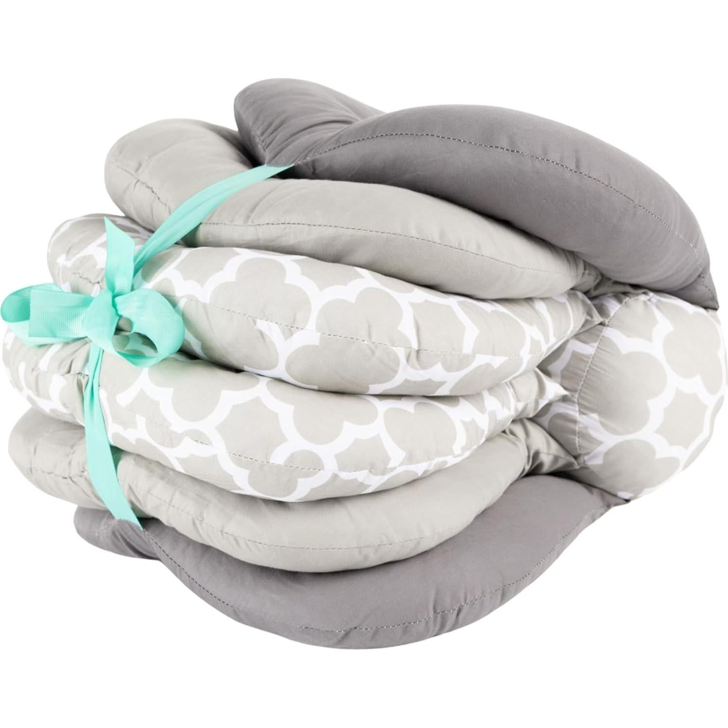 Almohada de Lactancia Bodreamz 100% Algodón Ajustable 67x32cm