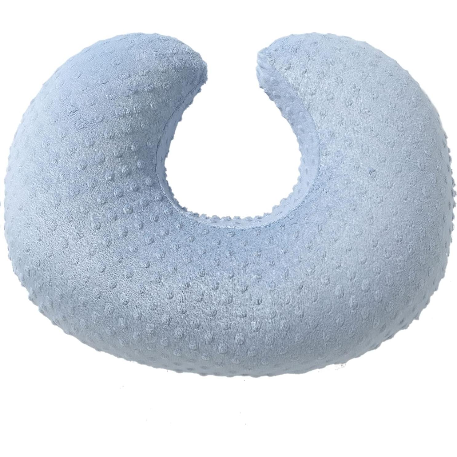 Funda de Almohada de Lactancia Blackleaf Baby Azul Estándar