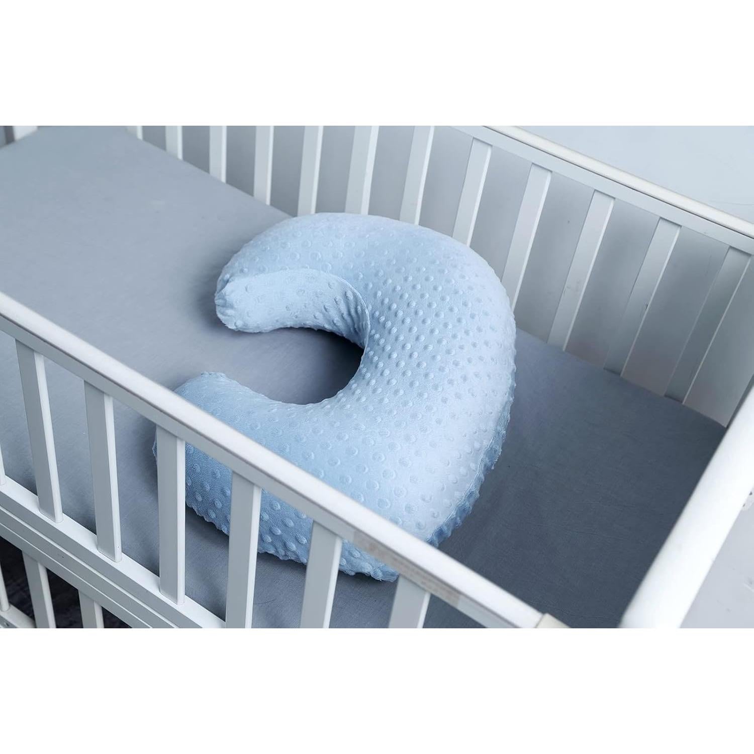 Funda de Almohada de Lactancia Blackleaf Baby Azul Estándar