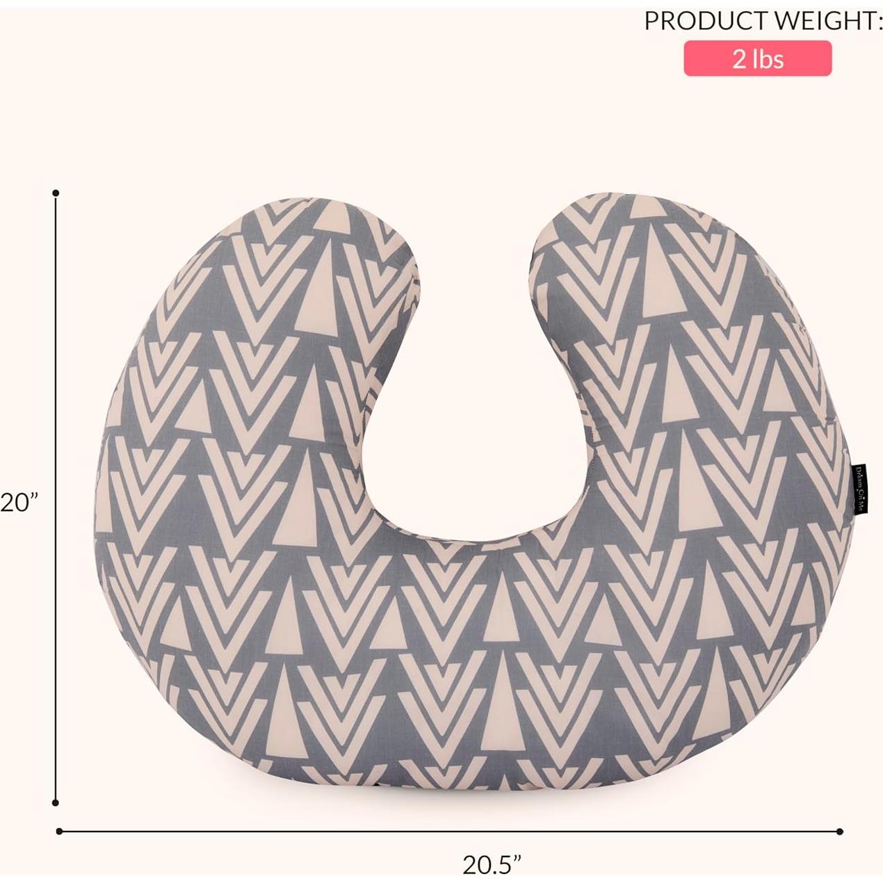 Almohada de Lactancia Dream On Me Beeboo - Suave y Lavable