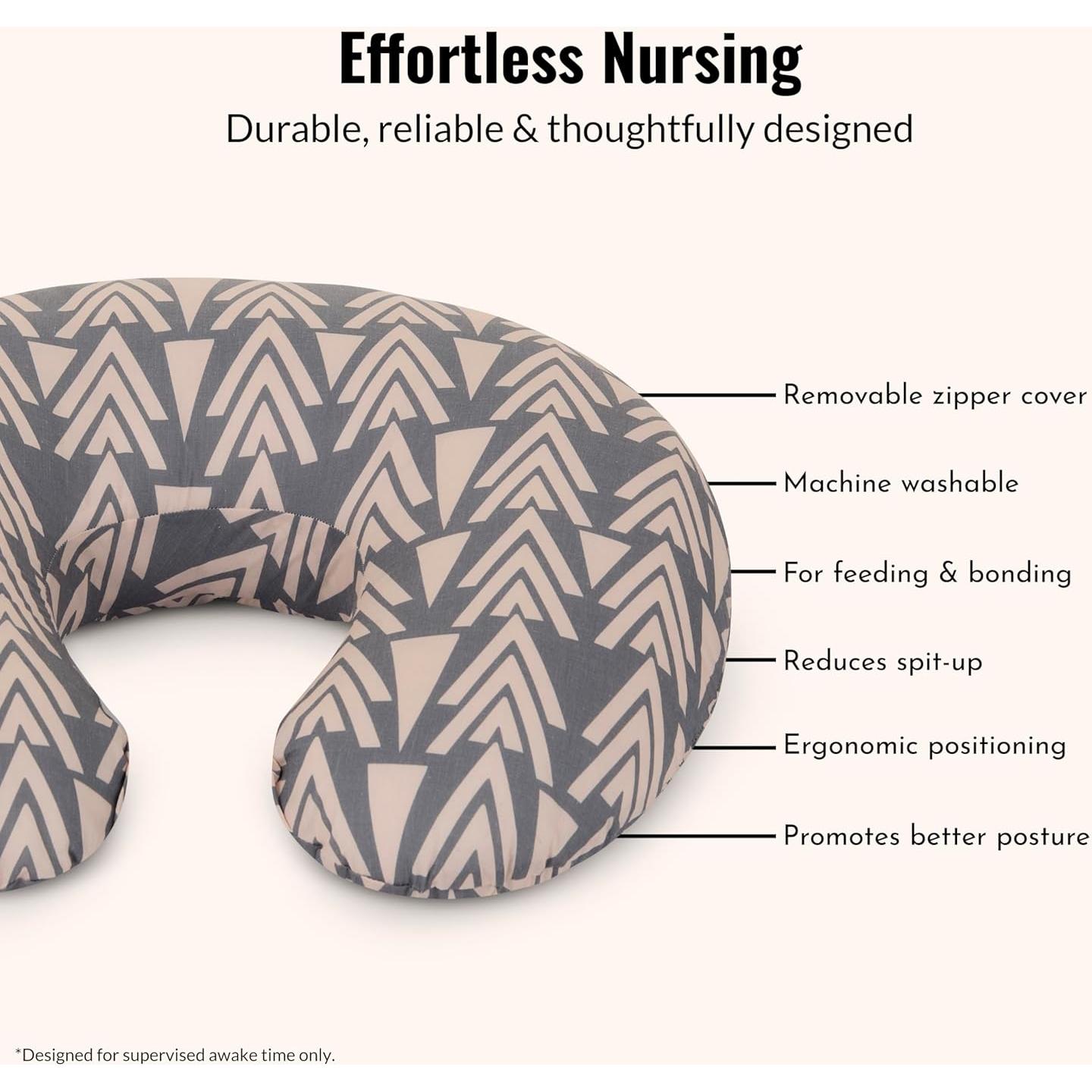 Almohada de Lactancia Dream On Me Beeboo - Suave y Lavable