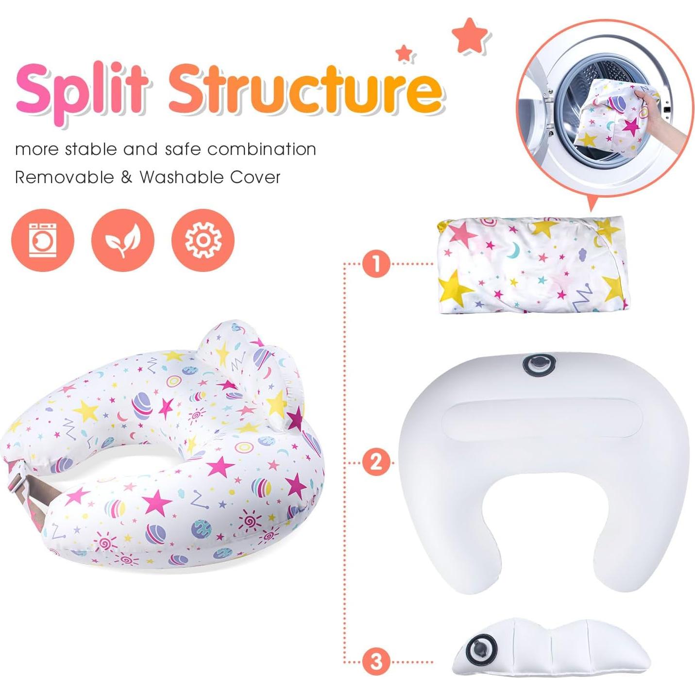 Cojín Inflable de Lactancia Portabuddy PB-106 Algodón 100%