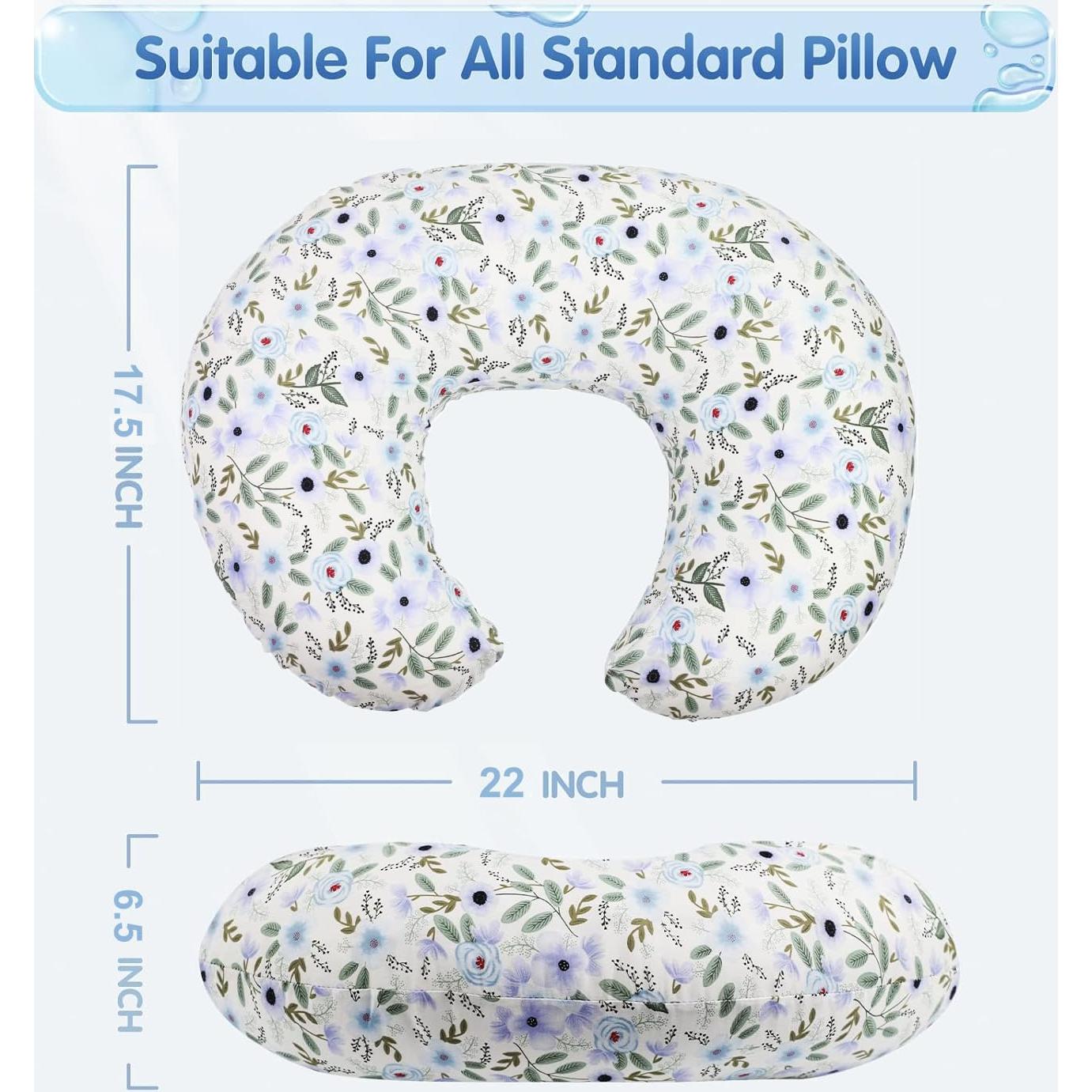 Cojín de Lactancia Witeasy Floral 55.88x44.45 cm Desmontable