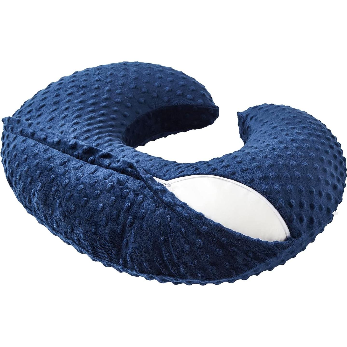 Almohada de Lactancia QUENESS NP-S0001 Azul Patrimonio 56x45 cm