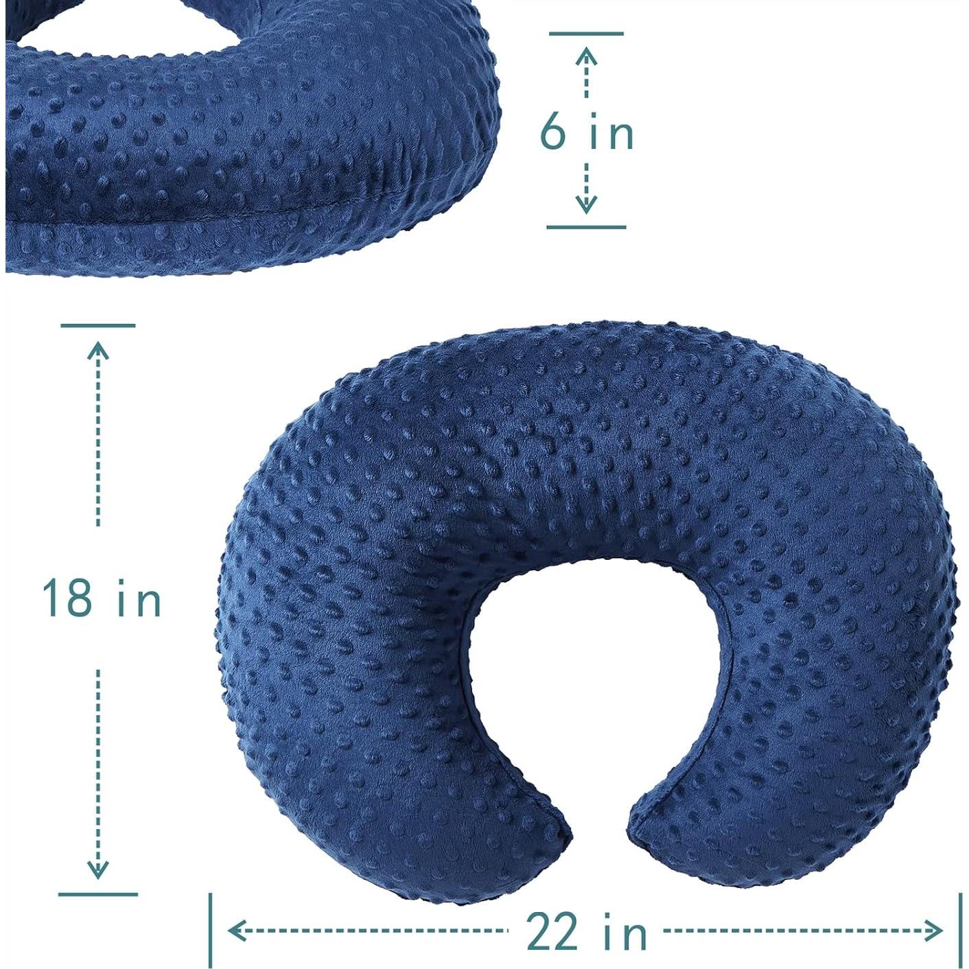 Almohada de Lactancia QUENESS NP-S0001 Azul Patrimonio 56x45 cm