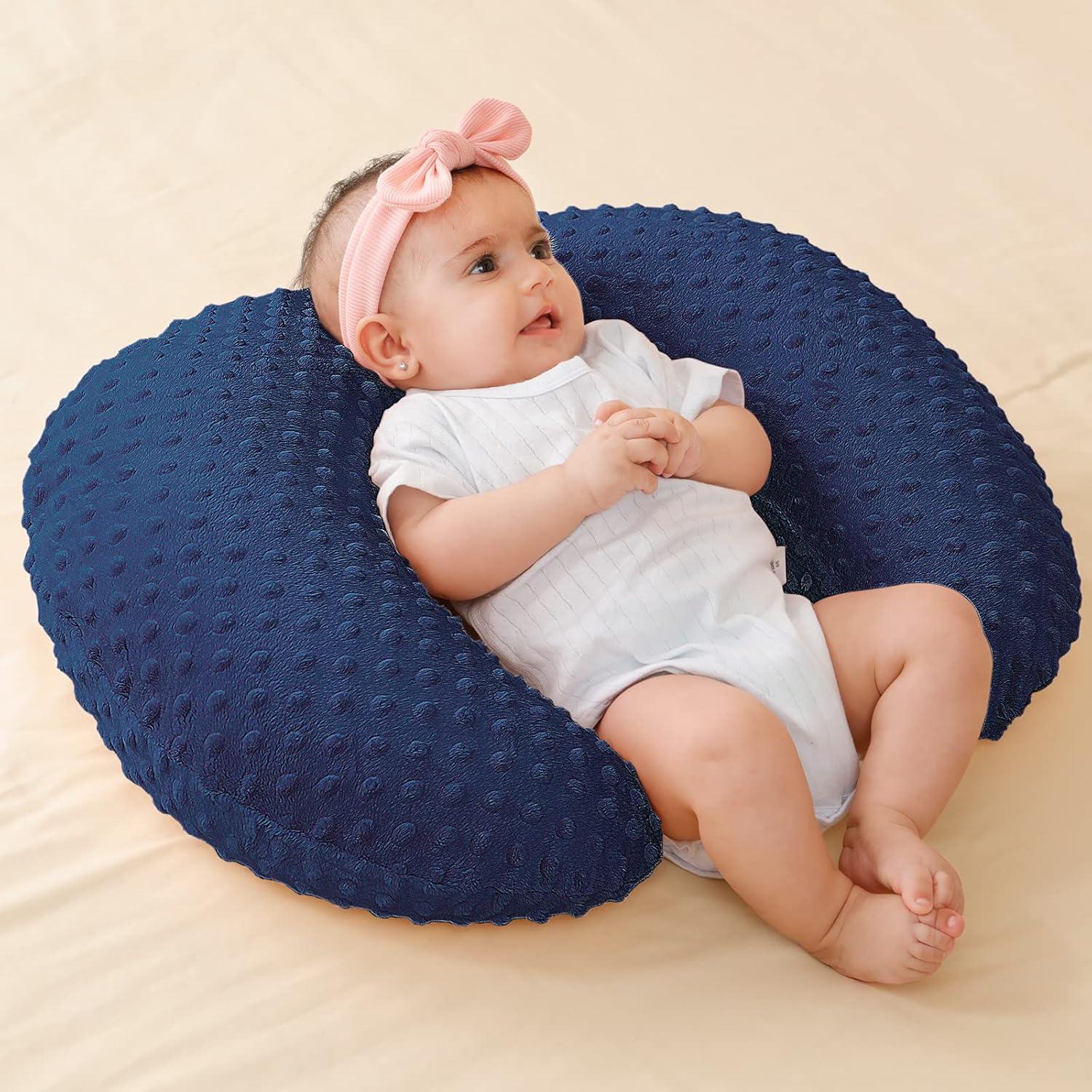 Almohada de Lactancia QUENESS NP-S0001 Azul Patrimonio 56x45 cm