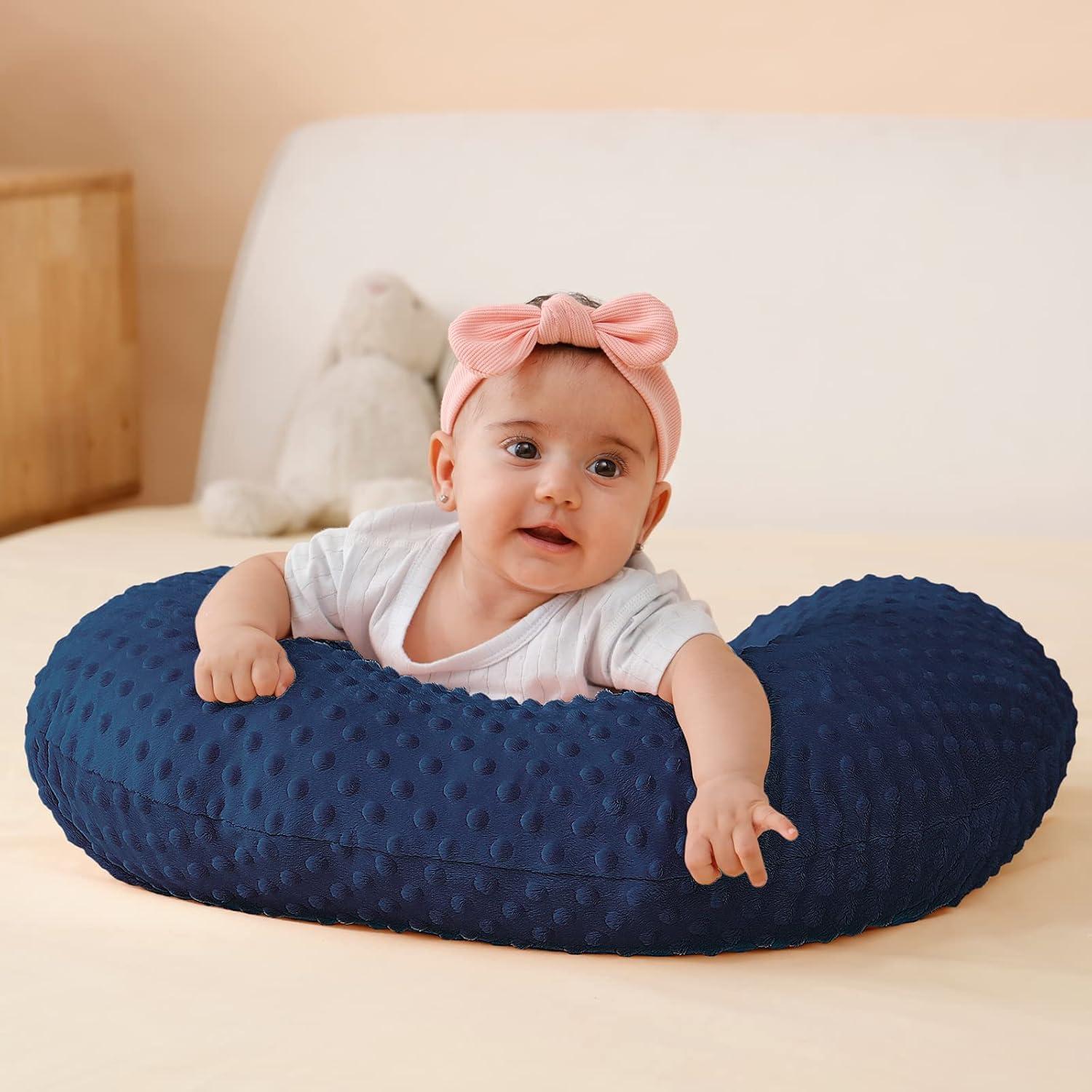 Almohada de Lactancia QUENESS NP-S0001 Azul Patrimonio 56x45 cm