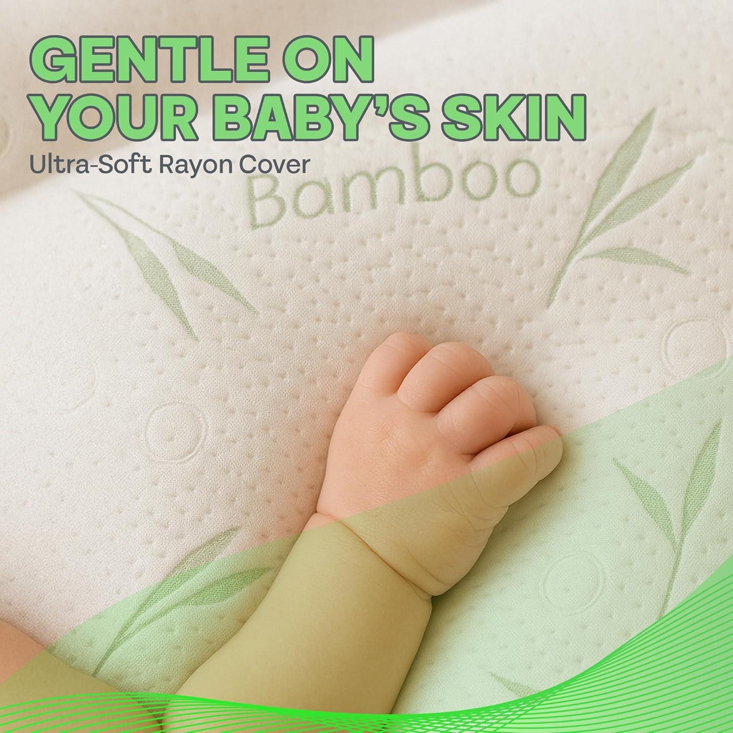 Almohada de Lactancia Sacred Thread - Espuma de Memoria y Funda de Bambú