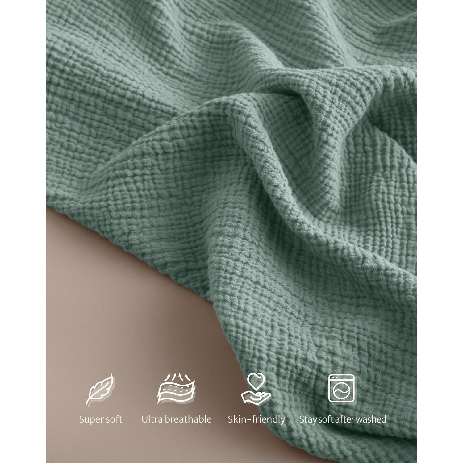 Cubierta de Lactancia Muslin Blissful Diary Verde Romano - Ajustable y Transpirable