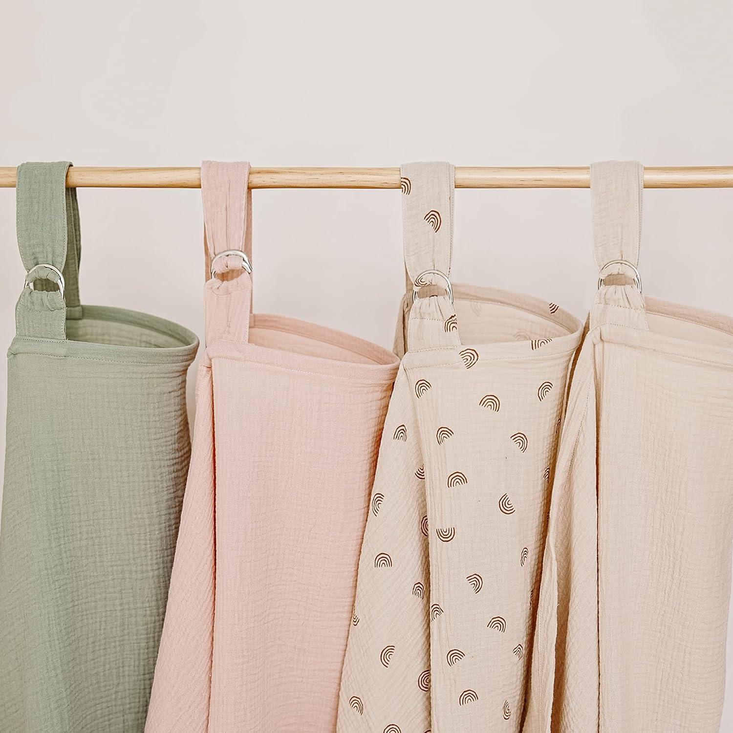 Cubierta de Lactancia Muselina 100% Algodón Arcoíris 100x80cm