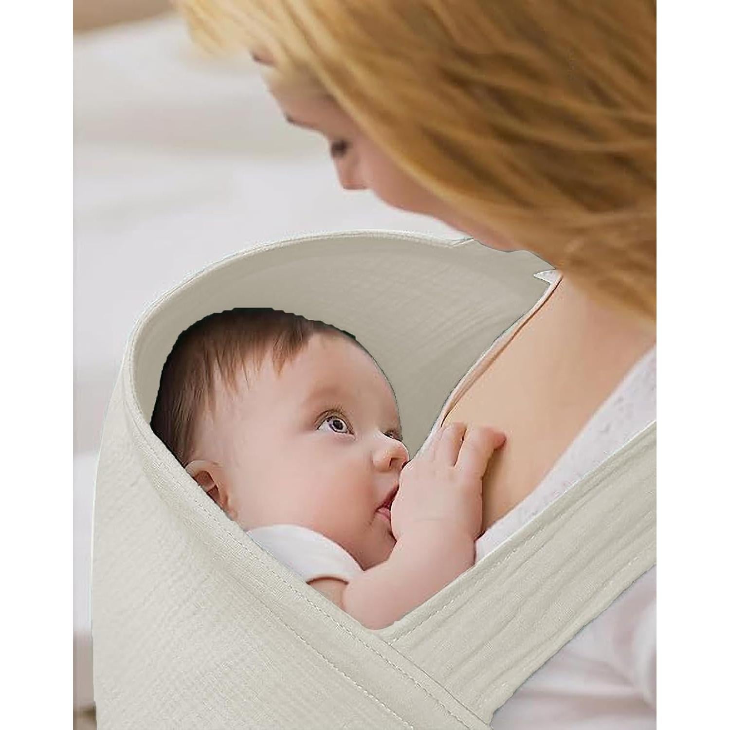 Cubierta de Lactancia Zdolmy 100% Algodón Transpirable Gris