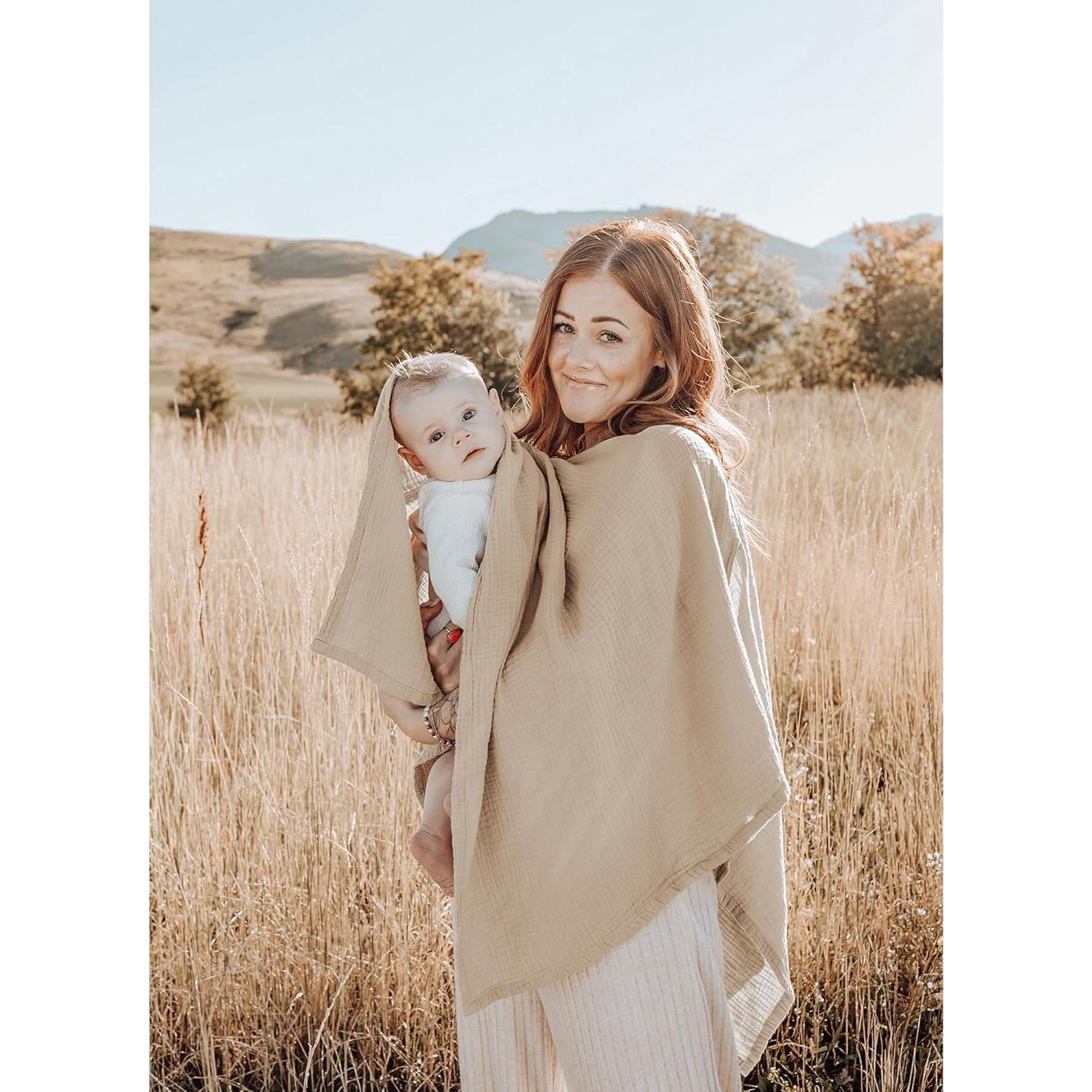 Cubierta de Lactancia Konssy 100% Algodón Transpirable 360°