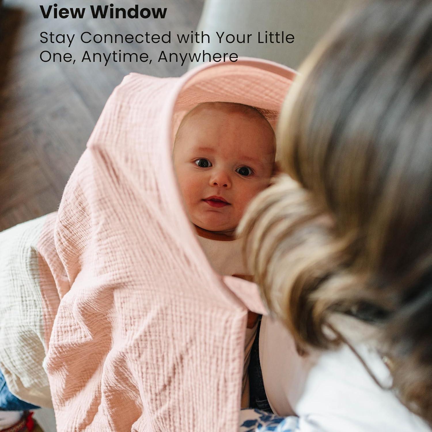 Cubierta de Lactancia Konssy 2 Piezas 100% Algodón Transpirable